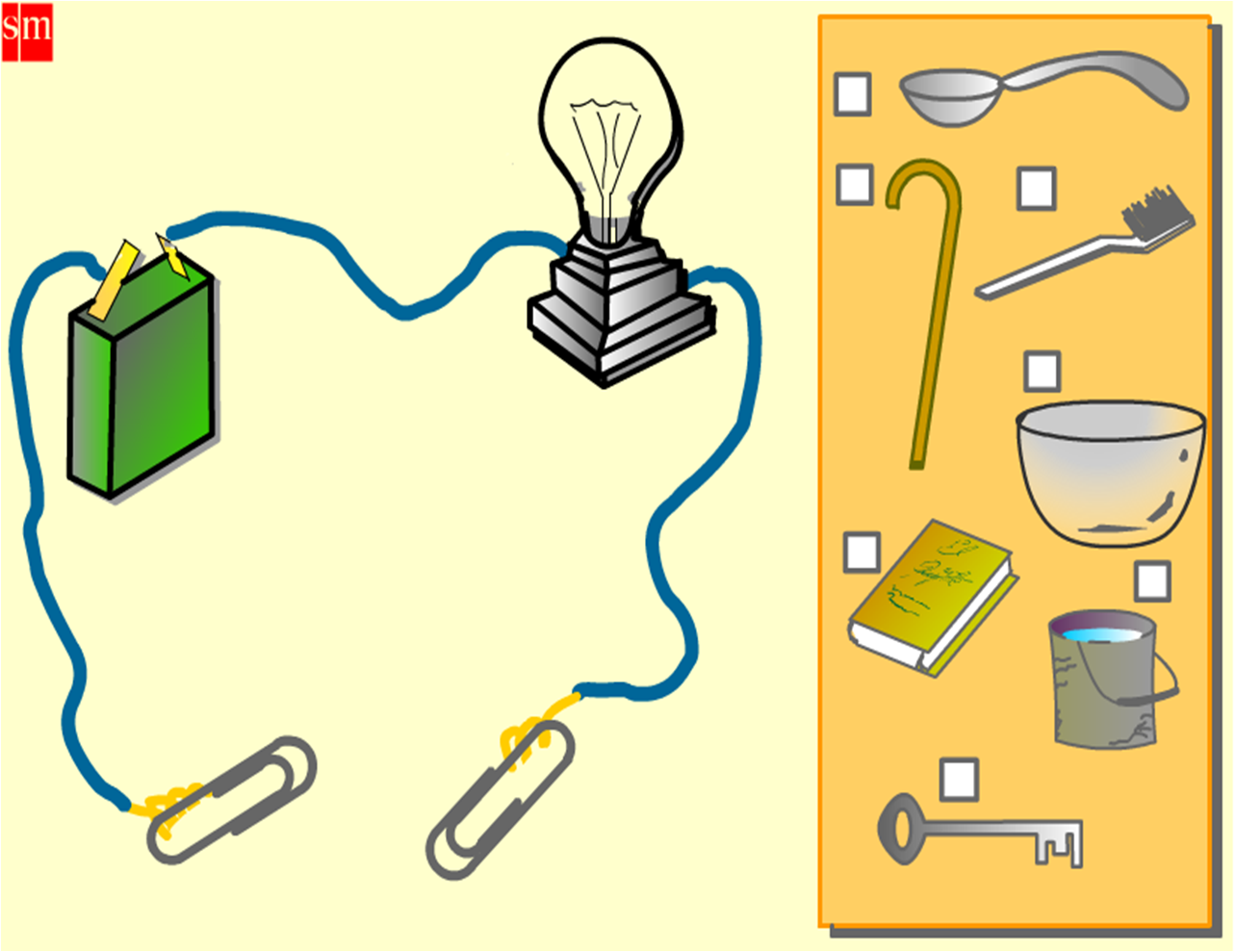 Ejemplos de conductores y aislantes