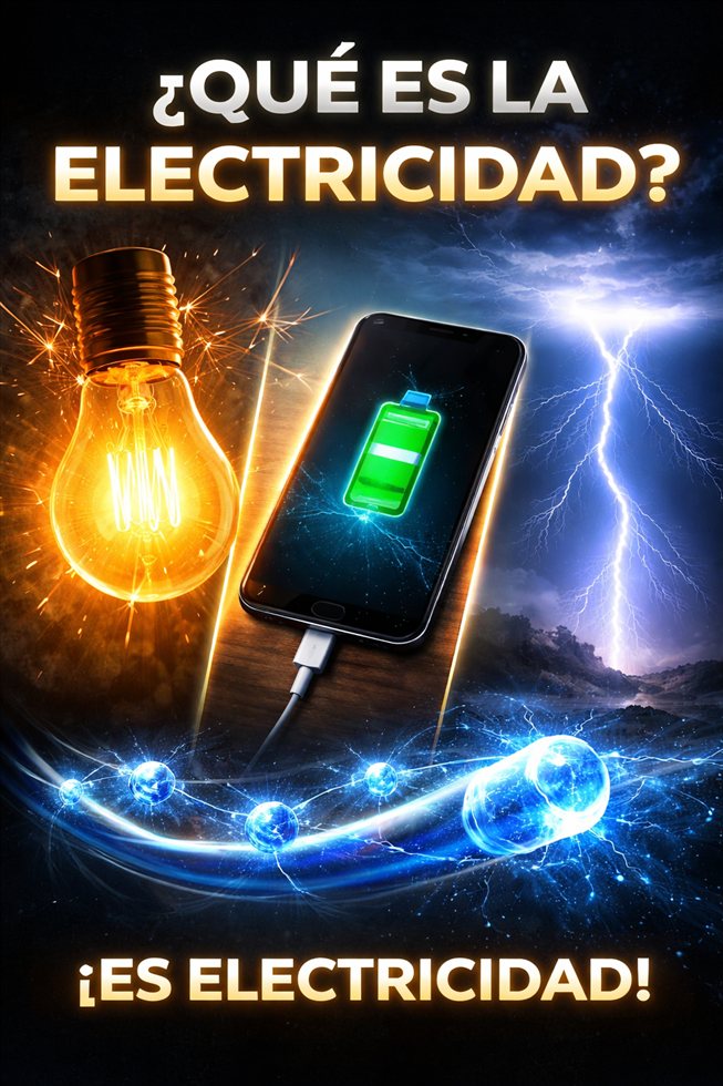 Infografía sobre qué es la electricidad